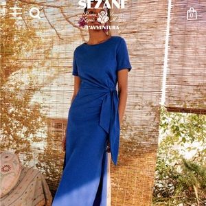 Sezane Pippa Dress- Electric blue